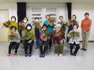 ひまわり学級 しめ飾り作り