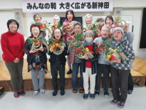 ひまわり学級　しめ飾り作り